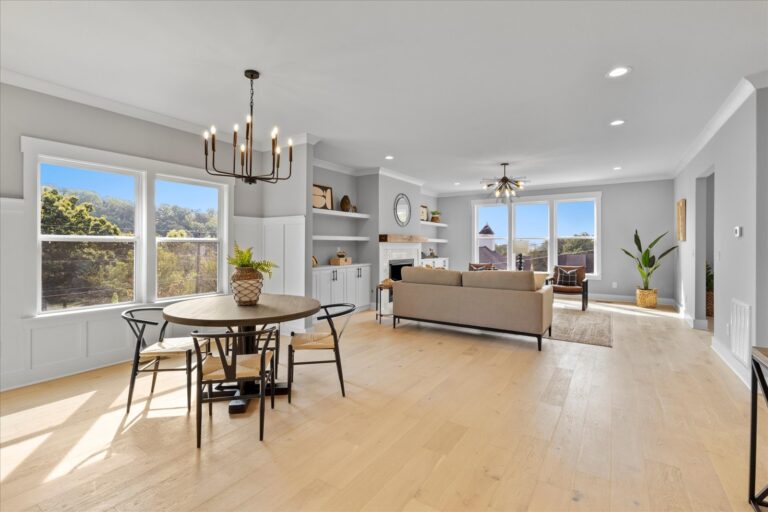 218 Moonstone Rd open living - Cole Construction custom home