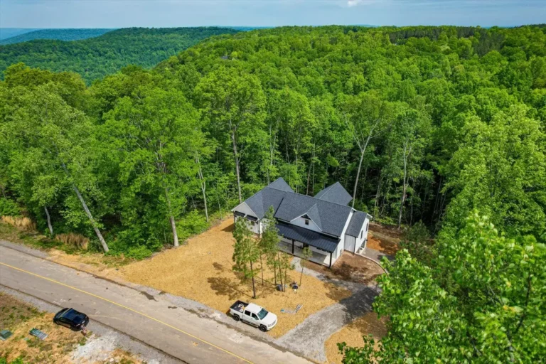 370 Whiskey Way aerial - Cole Construction custom home